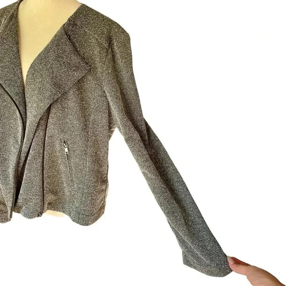 Catherine Malandrino The Runway Style Jacket Marled Gray Women Size XXL - Picture 5 of 9